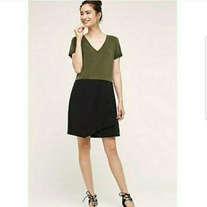 SoldAnthropologie Dolan Color Block Horizon Dress
